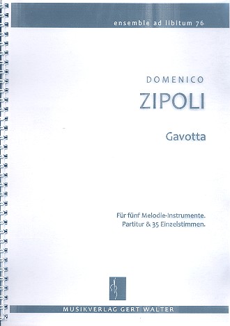 Gavotta  für flexibles Ensemble  Partitur und Stimmen
