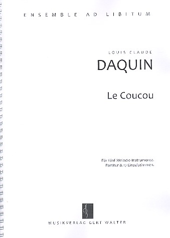 Le Coucou  für flexibles Ensemble  Partitur und Stimmen