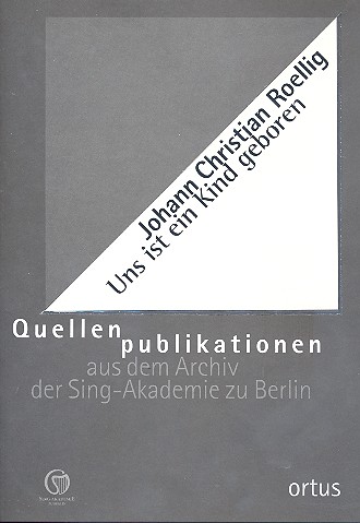 Uns ist ein Kind geboren für Soli,  gem Chor und Orchester  Partitur