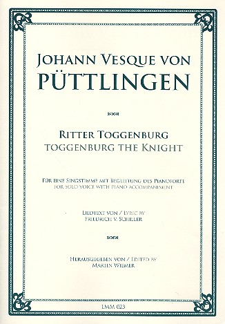 Ritter Toggenburg op.6 für Gesang  und Klavier  