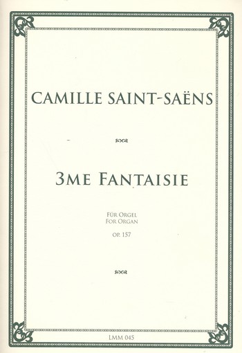 Fantasie Nr.3 op.157  für Orgel  