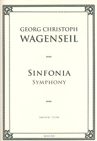 Sinfonia WV344  für 2 Violinen, 2 Violen und Violoncello (Kontrabass)  Partitur