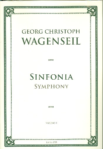 Sinfonia WV344  für 2 Violinen, 2 Violen und Violoncello (Kontrabass)  Stimmensatz (1-1-1-1-1)