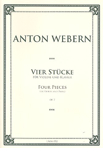 4 Stücke op.7  für Violine und Klavier  