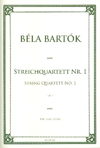 Streichquartett Nr.1 op.7    Partitur