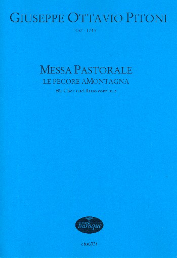 Messa pastorale  für gem Chor und Bc  Partitur