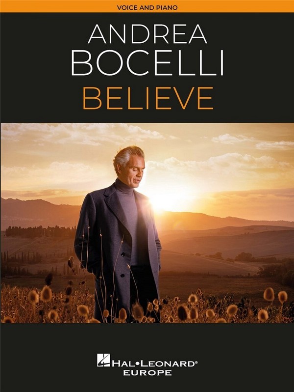 Andrea Bocelli: Believe&nbsp;&nbsp;for voice and piano&nbsp;&nbsp;Songbook
