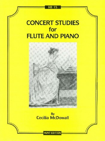 Cecilia McDowall  Three Concert Studies for Flute & Piano  flute studies, flute & piano