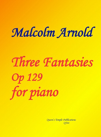 3 Fantasies op.129  for piano  