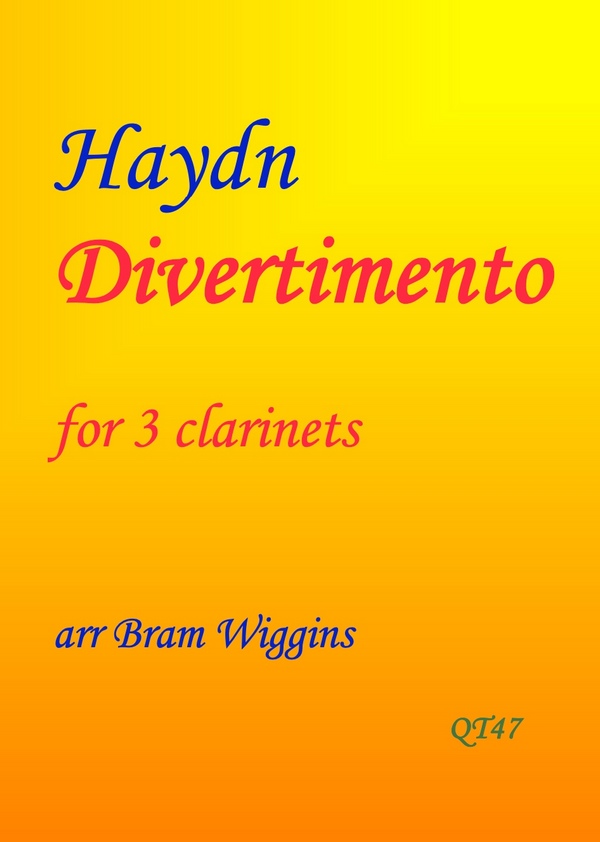 Divertimento&nbsp;&nbsp;for 3 clarinets&nbsp;&nbsp;score and parts