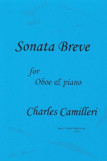 Charles Camilleri, Sonata Breve  for oboe & piano  Partitur und Stimme