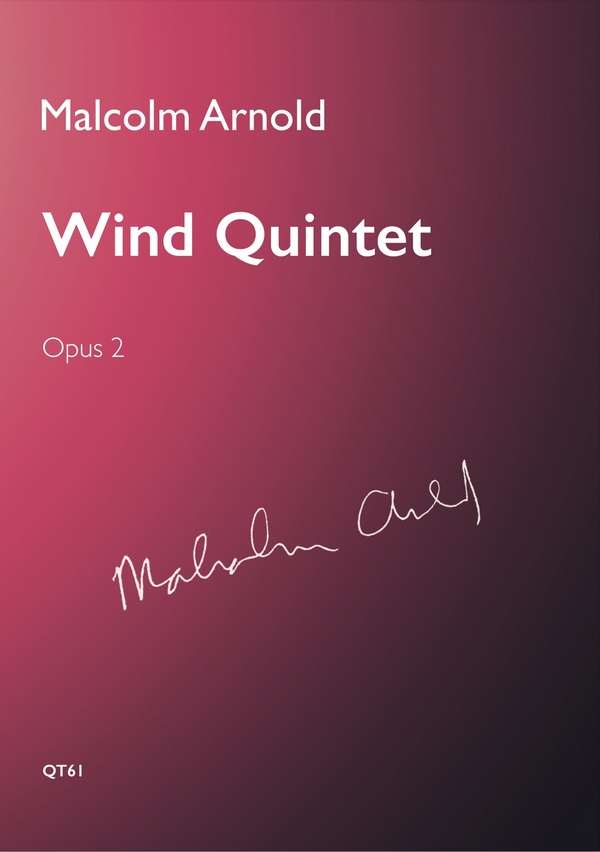 Wind Quintet op.2&nbsp;&nbsp;for flute, oboe, clarinet, horn and bassoon&nbsp;&nbsp;score and parts