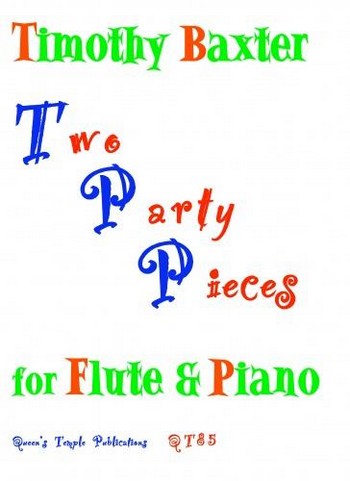 2 Party Pieces  for flute and piano  Partitur und Stimme