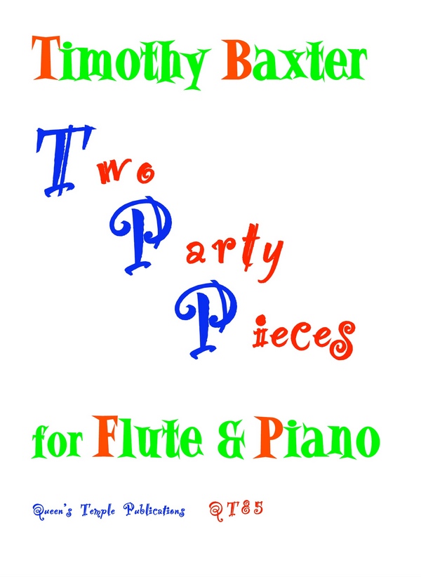 2 Party Pieces&nbsp;&nbsp;for flute and piano&nbsp;&nbsp;Partitur und Stimme