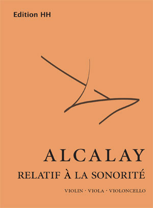 Alcalay, Luna relatif à la sonorité    Miniature score