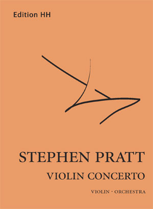 Pratt, Stephen Violin concerto&nbsp;&nbsp;&nbsp;&nbsp;Study score