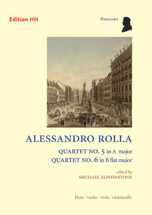 2 Quartets  for flute, violin, viola and violoncello  score and parts