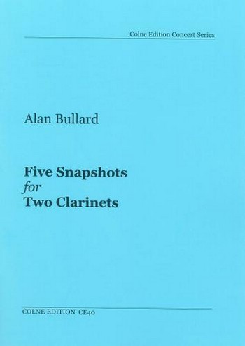5 Snapshots for 2 clarinets  score  