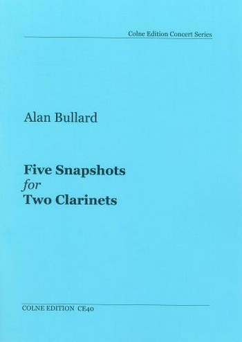 5 Snapshots for 2 clarinets  score  