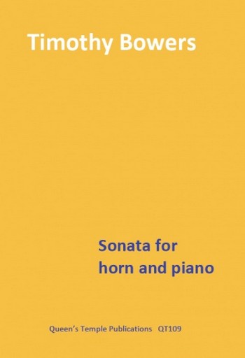 Sonata  for horn and piano  Partitur und Stimme