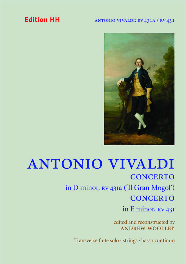 2 Concertos RV431a and RV431  for transsverse flute, strings and Bc  score