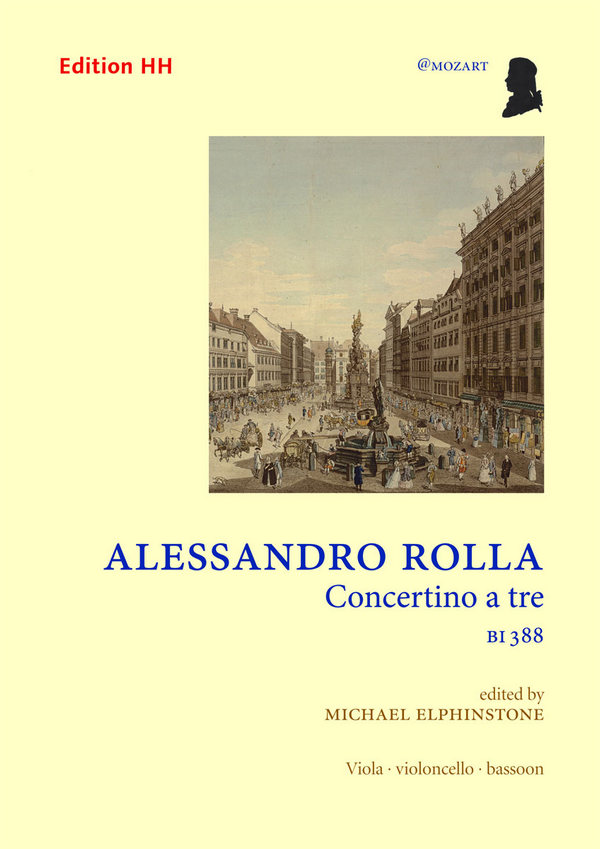 Concertino a tre BI388  for viola, violoncello and bassoon  score and parts