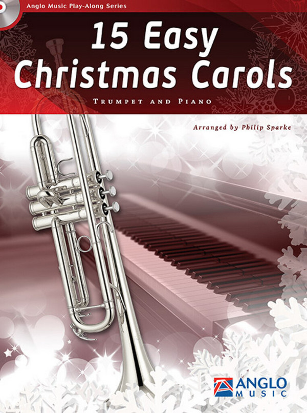 15 easy Christmas Carols (+CD)  for trumpet and piano  