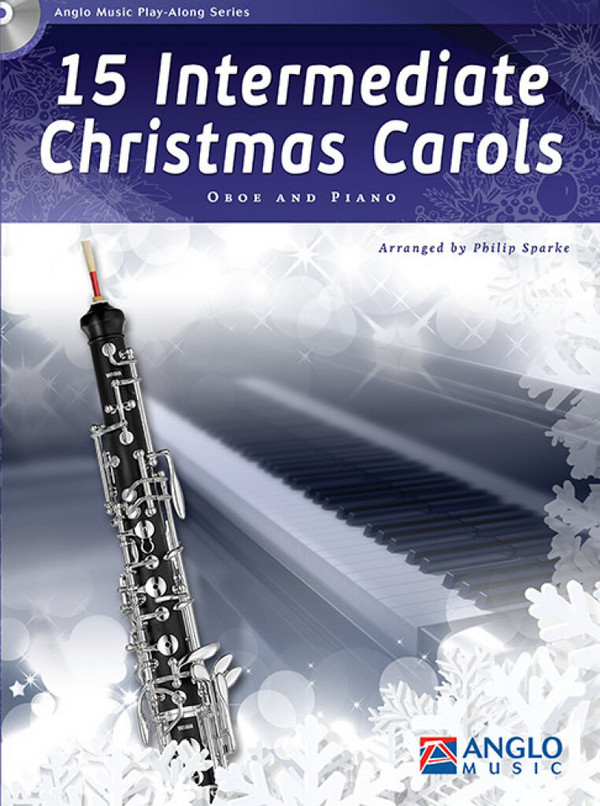 15 Intermediate Christmas Carols (+CD)  for oboe and piano   