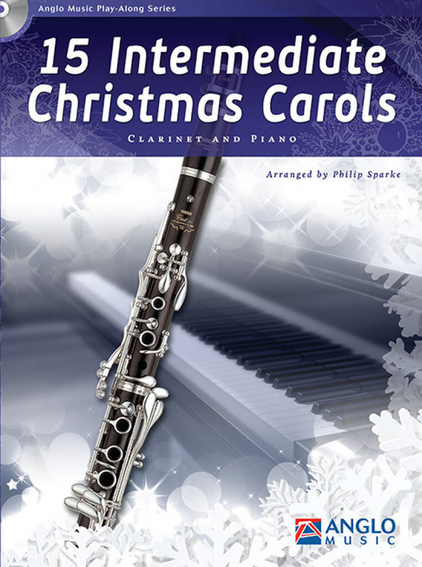 15 Intermediate Christmas Carols  Klarinette und Klavier  Buch + CD