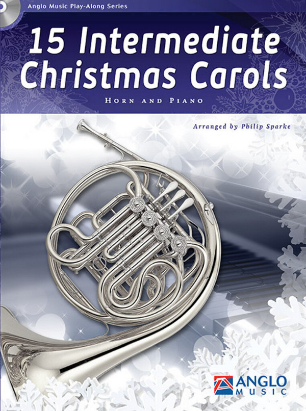 15 Intermediate Christmas Carols (+CD)  for horn and piano  