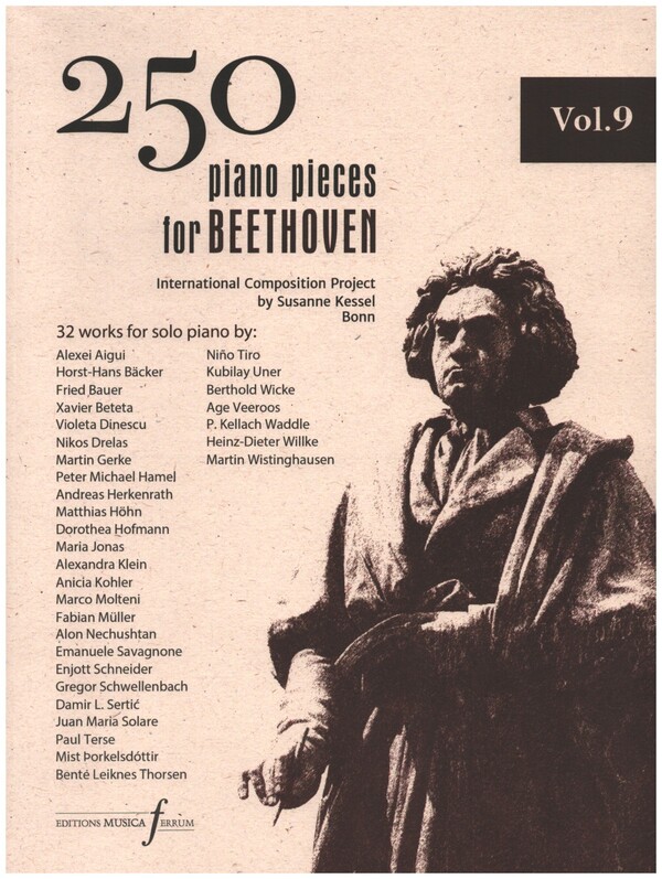 250 Piano Pieces for Beethoven vol.9  for piano  