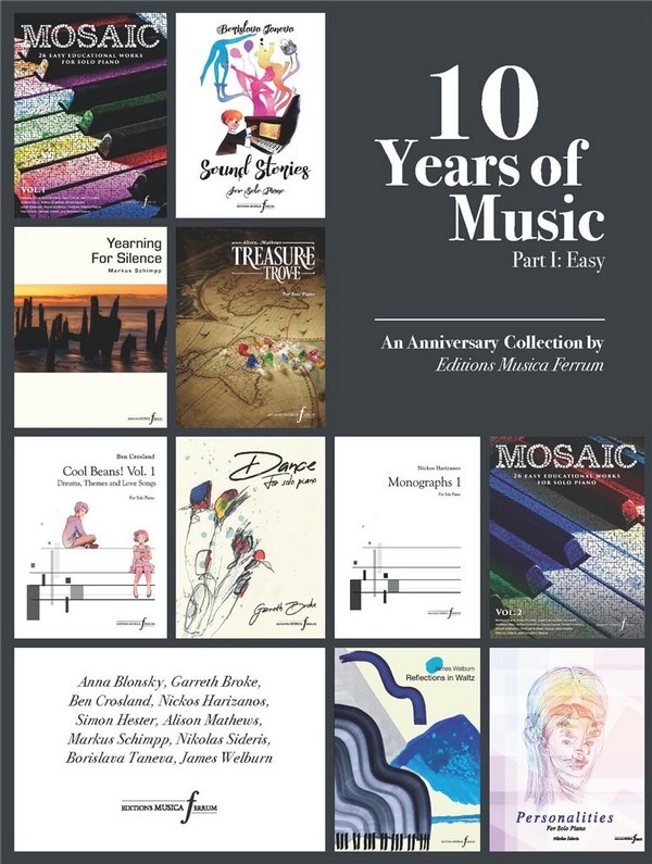 10 Years of Music Part I: Easy  Klavier  Buch
