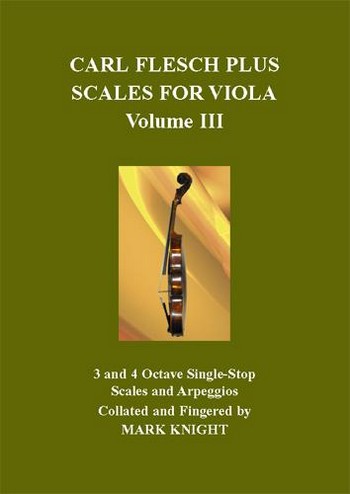 Carl Flesch plus Scales vol.3 for viola    
