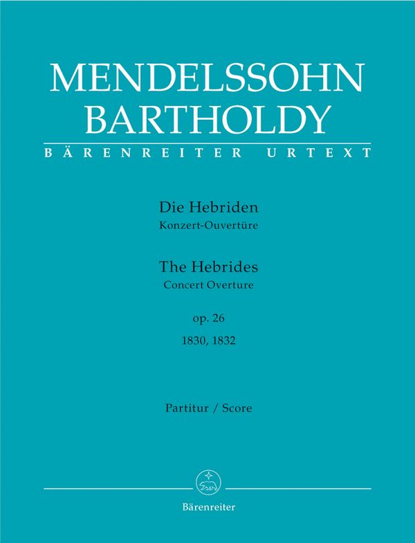 Die Hebriden op.26 (Rom Fassungen)&nbsp;&nbsp;für Orchester&nbsp;&nbsp;Partitur