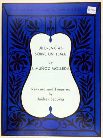 Differencias sobre un tema&nbsp;&nbsp;for guitar&nbsp;&nbsp;