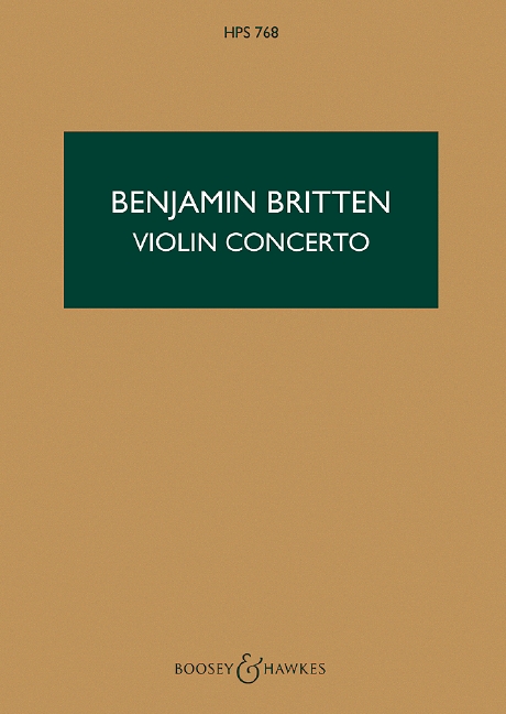 Concerto op.15&nbsp;&nbsp;for violin and orchestra&nbsp;&nbsp;study score