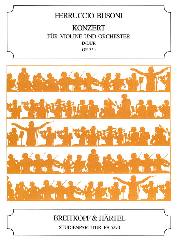 Konzert D-Dur Op.35a&nbsp;&nbsp;für Violine und Orchester&nbsp;&nbsp;Studienpartitur