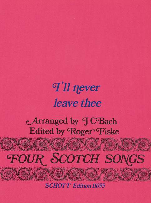 I'll never leave thee  for voices, 2 flutes, 2 violins and violoncello,  score and parts