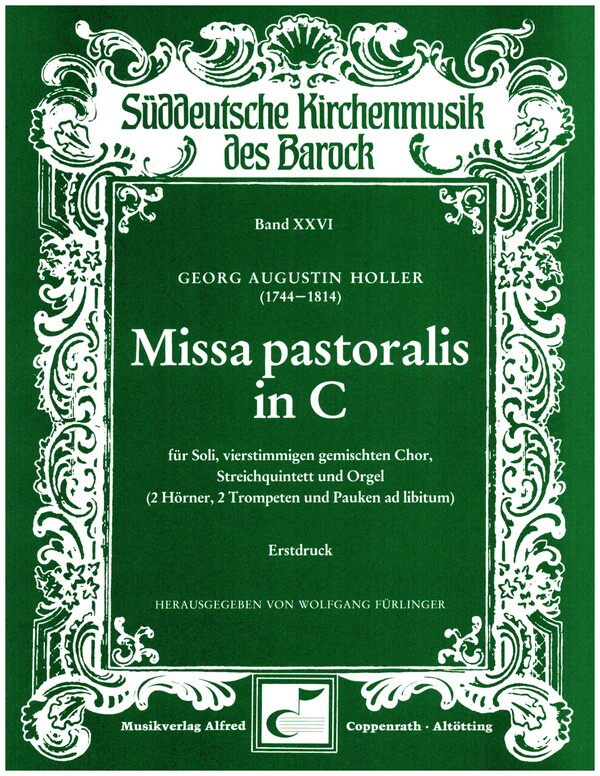 Missa pastoralis C-Dur  für Soli, gem Chor, Streicher und Orgel (Bläser ad lib)  Partitur