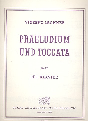 Präludium und Toccata op.57  für Klavier  
