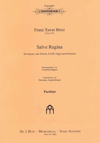 Salve Regina  für Soli, Chor, Orgel und Orchester  Partitur