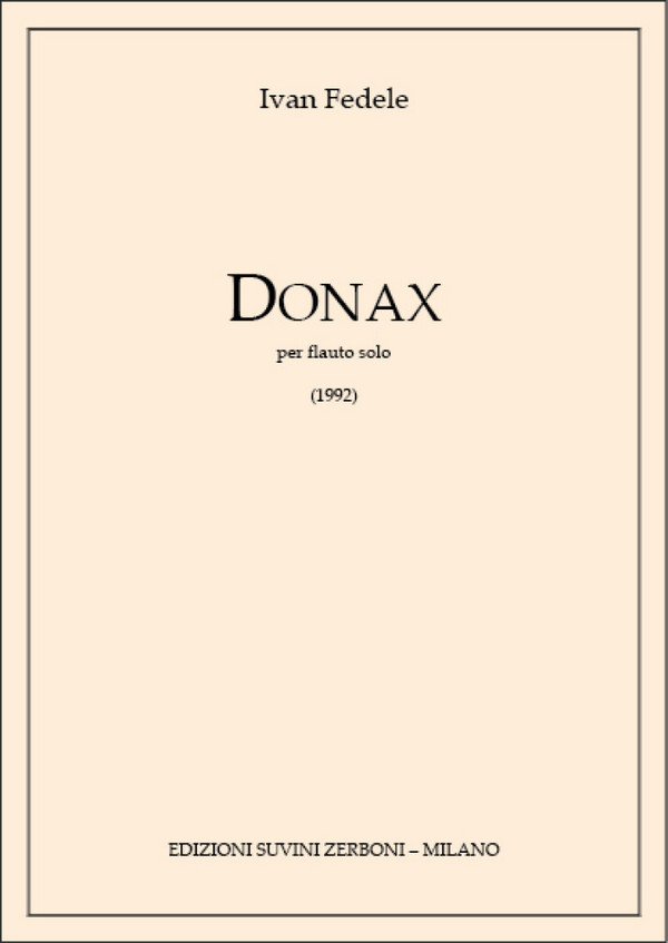 Donax  (1992)  per flauto  