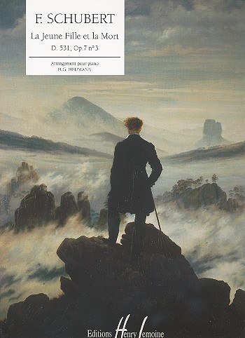 La jeune fille et la mort D531 op.7,3&nbsp;&nbsp;pour piano&nbsp;&nbsp;Heumann, G., arr.