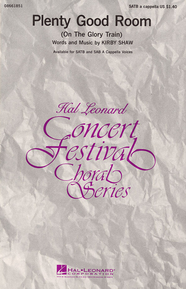 Plenty good room for mixed&nbsp;&nbsp;chorus a cappella,  score&nbsp;&nbsp;