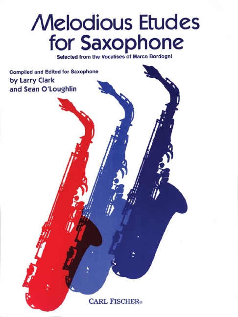 Melodious etudes for saxophone  from the vocalises of Marco Bordogni  O'Loughlin, Sean, Koautor