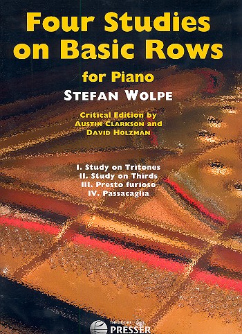 4 studies on basic rows  for piano  