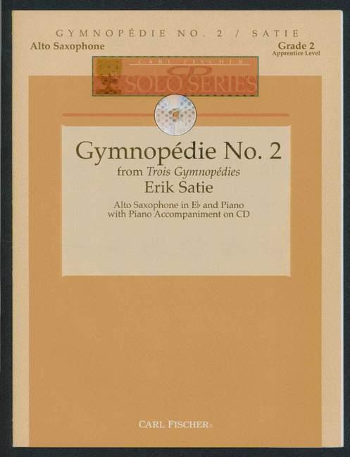 Gymnopedie no.2 (+CD) for alto&nbsp;&nbsp;saxophone and piano&nbsp;&nbsp;