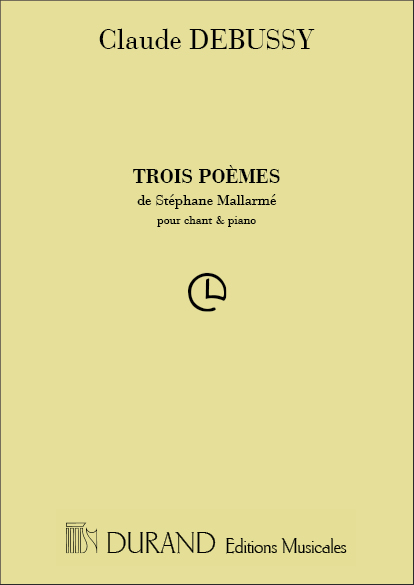 3 poemes de Stephane Mallarme  pour chant et piano (1913)  