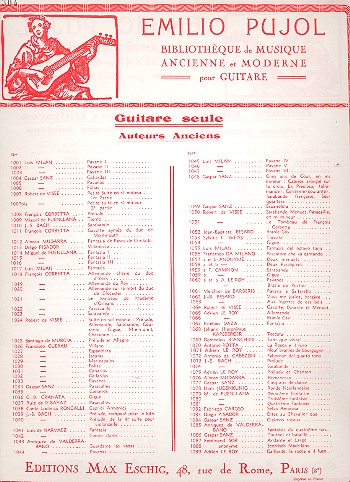 La girigonza danse chantee  pour chant et guitare ou vihuela  Pujol no.1304