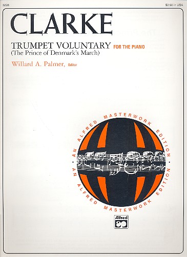 Trumpet voluntary for piano  Palmer, Willard, ed  